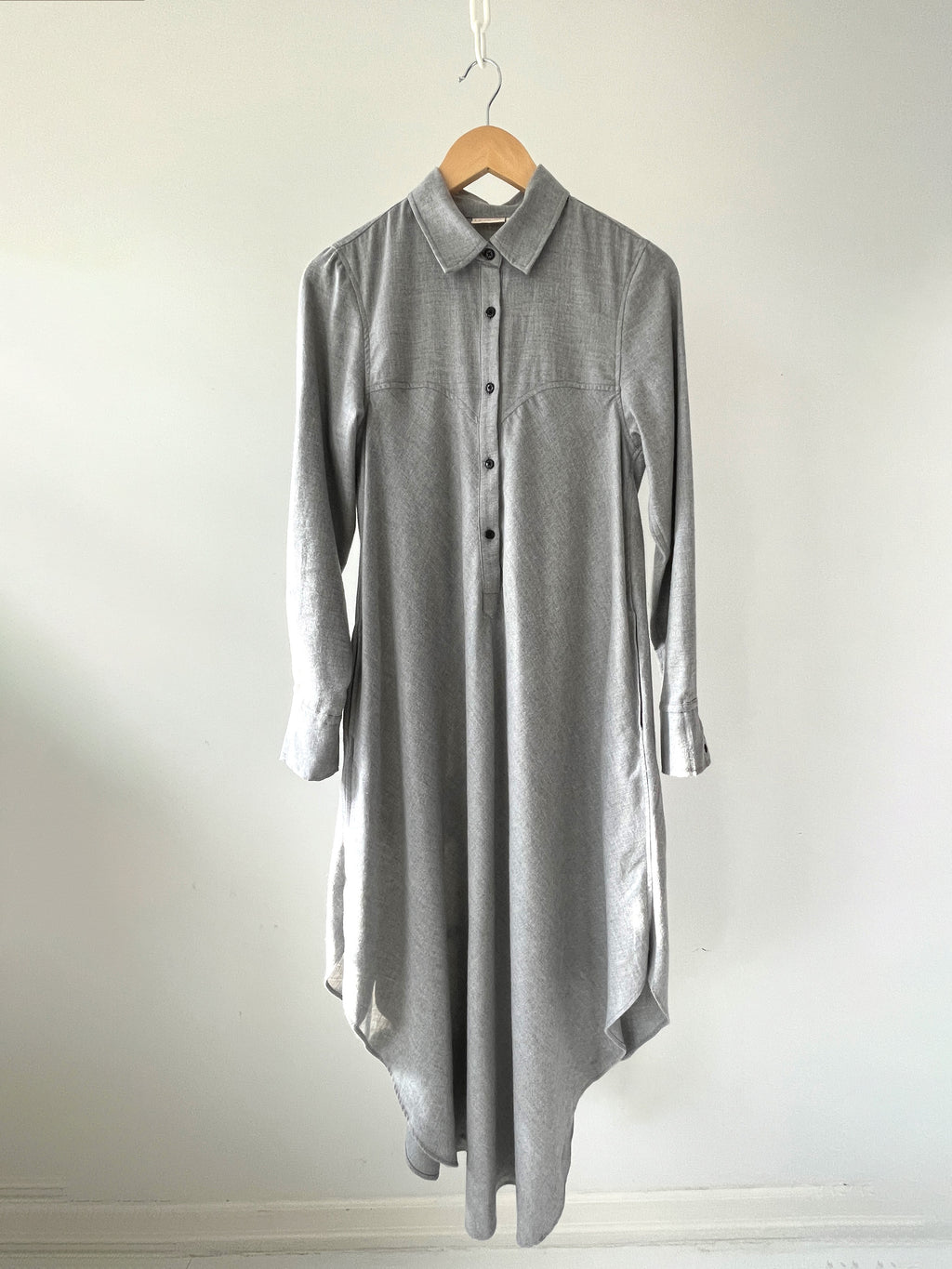 Grey Flannel Shirt/Dress
